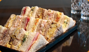 Sandwiches with a variety of fillings